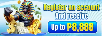 REGISTER AN ACCOUNT AND RECEIVE UP TO PHP 8,888