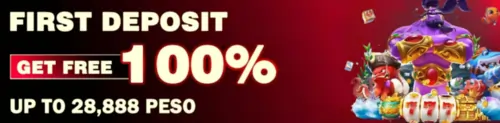 first deposit get free 100% up to php 28,888